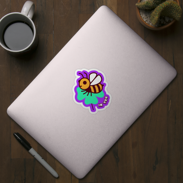 Funny Motivational Bee Puns, Believe In You by vystudio